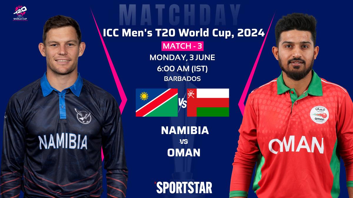 Oman vs Namibia Live Score, T20 World Cup 2024: Erasmus removes Ayaan for 15; Trumpelmann picks three